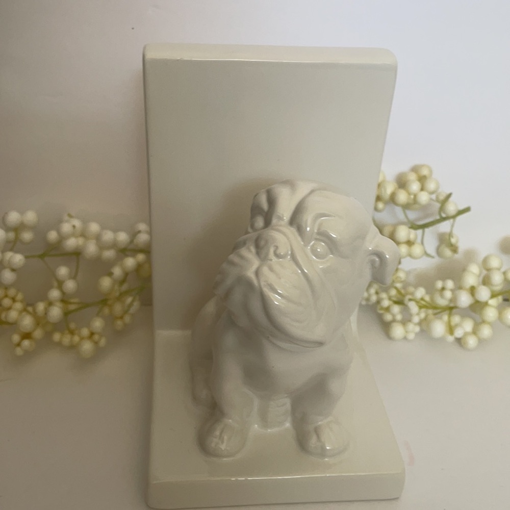 Ceramic BullDog Bookend - Picture 9 of 11